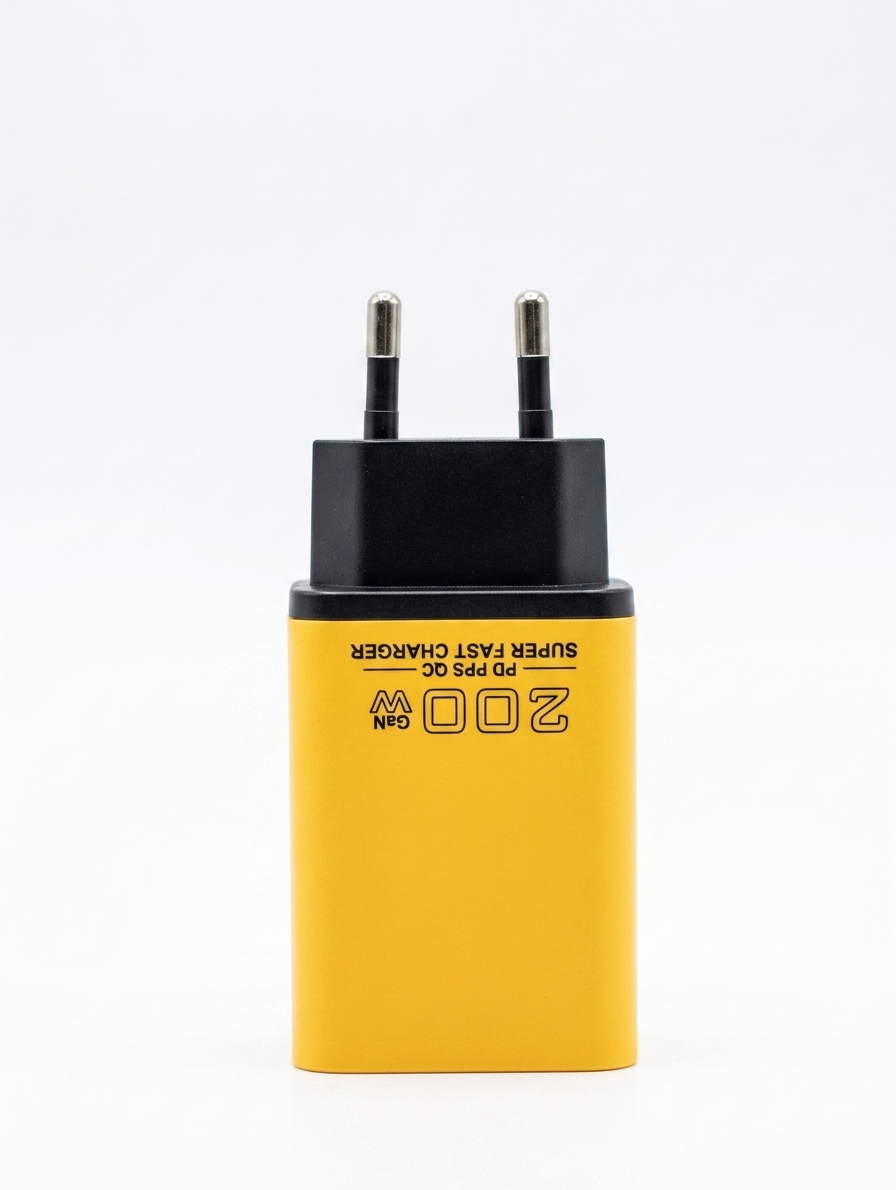 200W GaN Fast Charger | Chargentoo Dual Port USB-C 120W + USB-A 80W Wall Charger (EU Plug)