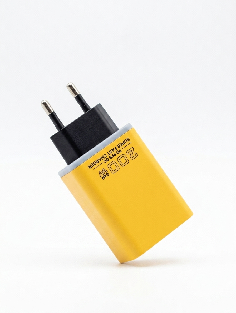 200W GaN Fast Charger | Chargentoo Dual Port USB-C 120W + USB-A 80W Wall Charger (EU Plug)