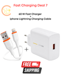 Chargentoo 60W Fast Charger + iPhone Lightning Charging Cable