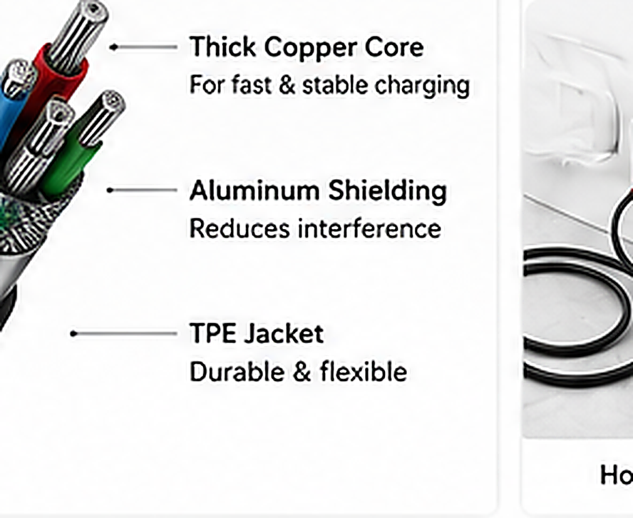 Chargentoo USB-A to USB-C Fast Charging Cable | 5A Super Charge & Data Sync
